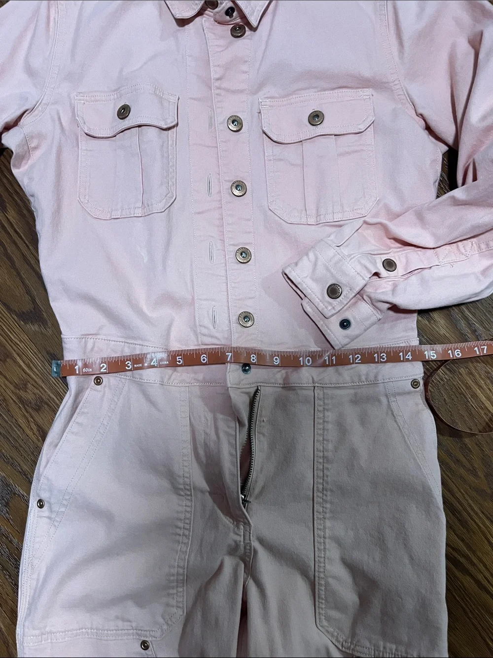 Duluth Trading Co Pink Women's Utility Jumpsuit coveralls xs like new - Picture 3 of 9